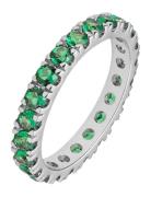 Elipse Ring Silver/Green Xs/50 Silver Mockberg