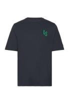 Ls Logo T-Shirt Navy Lyle & Scott Sport