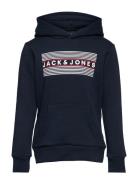 Jjecorp Logo Sweat Hood Jnr Blue Jack & J S