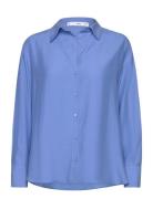 Lyocell Fluid Shirt Blue Mango