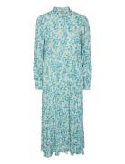 Yasalira Ls Long Shirt Dress S. Noos Blue YAS