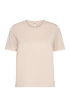 Objannie S/S T-Shirt Noos Beige Object