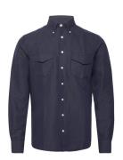 Jerry Pocket Shirt Navy SIR Of Sweden