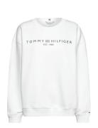 Crv Mdrn Reg Corp Logo Swtshrt White Tommy Hilfiger