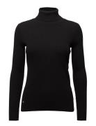 Ribbed Turtleneck Sweater Black Lauren Ralph Lauren