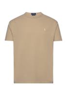 Classic Fit Jersey Crewneck T-Shirt Beige Polo Ralph Lauren