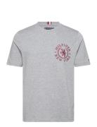 Icon Crest Tee Grey Tommy Hilfiger