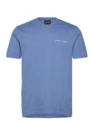 Embroidered T-Shirt Blue Lyle & Scott