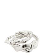 Sun Recycled Ring, 2-In-1 Set Silver Pilgrim