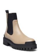 Boots - Flat Beige ANGULUS