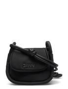 Knot Mini Flap Over Black Ganni