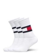 Th Men Sock 3P Flag Ecom White Tommy Hilfiger