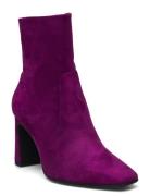 Women Boots Purple Tamaris