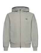 Hooded Brentham Jacket Grey Fred Perry