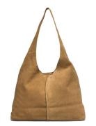 Leather Shopper Bag Brown Mango