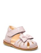 Sandals - Flat - Closed Toe Pink ANGULUS