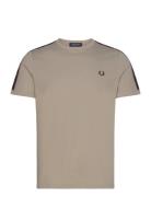 C Tape Ringer T-Shirt Beige Fred Perry