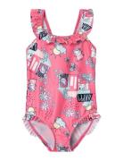 Nmfmyri Peppapig Swimsuit Cplg Pink Name It