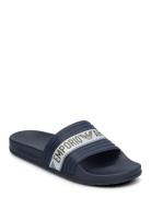 Slipper Pu+Nastro Lo Navy Emporio Armani