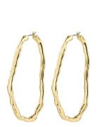 Light Recycled Large Hoops Gold Pilgrim