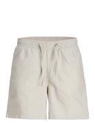 Jpstjaiden Jjsummer Linen Blend Short Sn Cream Jack & J S