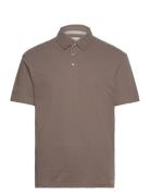 Jprcc Soft Linen Blend Ss Polo Brown Jack & J S