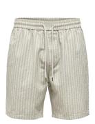 Onstel Stripe 0148 Shorts Green ONLY & SONS