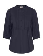Fqboya-Blouse Navy FREE/QUENT