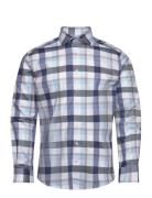 Bs Watt Slim Fit Shirt Blue Bruun & Stengade