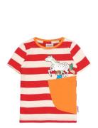 Pippi Stripe T-Shirt Red Martinex