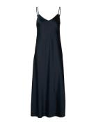 Slftalia-Lena Sl Slip Dress B Navy Selected Femme