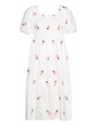 Cheri Fruit Dress White A-View