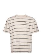 Windup T-Shirt - Beige / Blue / Black Beige Edwin