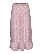 Vmsmilla H/W Ankle Skirt Wvn Ga Pink Vero Moda