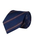 Regimental Silk Tie Navy Portia 1924