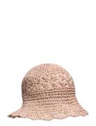 Straw Hat W. Crochet Edge Beige En Fant