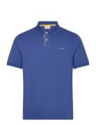 Reg Contrast Pique Ss Polo Blue GANT