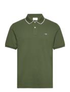 Framed Tipping Ss Polo Khaki GANT