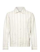 Striped Overshirt Cream GANT