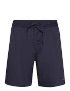 Drawstring Logo Shorts Navy GANT