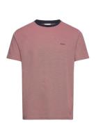 4-Col Oxford Regular Ss T-Shirt Pink GANT