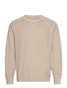 Sunfaded C-Neck Sweat Beige GANT