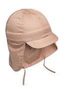 Summer Hat W. String Beige En Fant