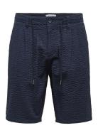 Onsleo Life 0009 Seersucker Shorts Navy ONLY & SONS