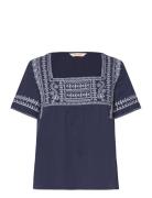 The Earth Blouse Navy ODD MOLLY