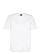 Pcria Ss Solid Tee Jrs Noos Bc White Pieces