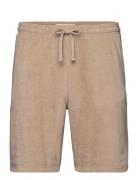 Slhrelax-Terry Shorts Ex Beige Selected Homme