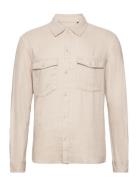 Onskari Ls Shirt Visc Lin 0075 Cs Cream ONLY & SONS