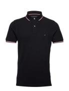 Core Tommy Tipped Slim Polo Black Tommy Hilfiger