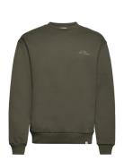 Crew Sweatshirt Khaki Les Deux